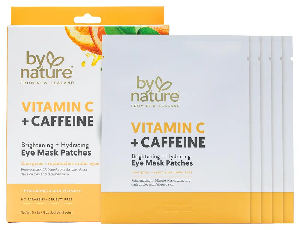 By Nature Vitamin C + Caffeine Eye Mask Patches
