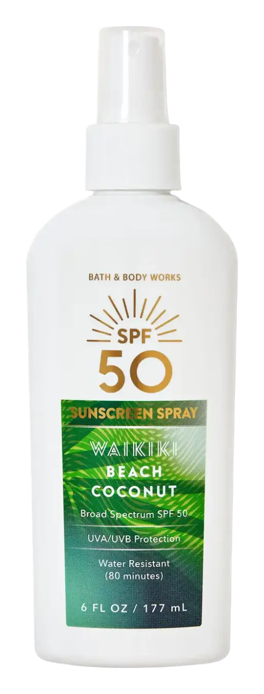Bath & Body Works Waikiki Beach Coconut SPF 50 Spray