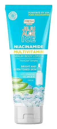 Fresh Skinlab Jeju Aloe Ice Niacinamide Multivitamin Serum Body Lotion