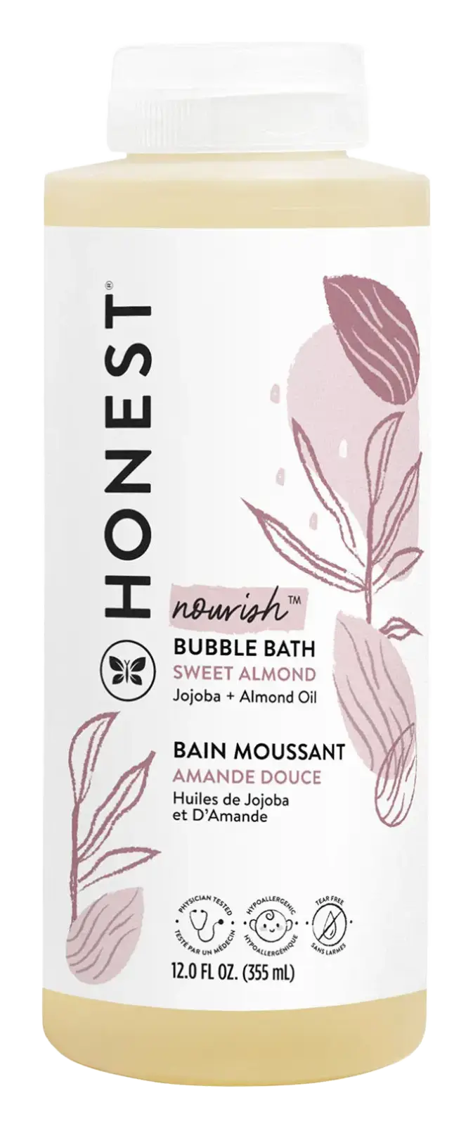 Honest Beauty Bubble Bath Nourish Sweet Almond