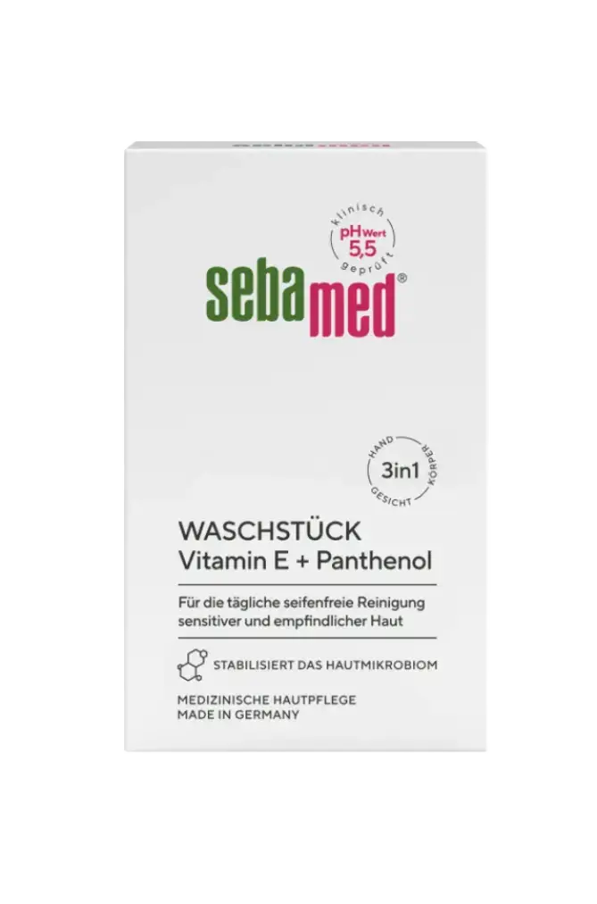 SebaMed Waschstück Vitamin E + Panthenol