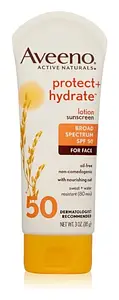 Aveeno Protect Hydrate Face Sunscreen Lotion With - SPF 50