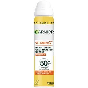 Garnier Vitamin C Brightening Over Make-Up UV Mist Invisible SPF 50+ UK