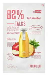 Missha Talks Vegan Squeeze Sheet Mask Skin Smoother