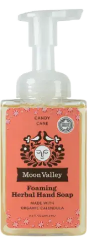 Moon Valley Organics Foaming Herbal Hand Soap Candy Cane