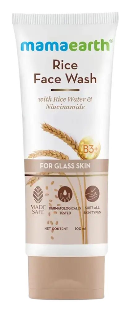 Mamaearth Rice Face Wash With Rice Water & Niacinamide
