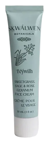 Skwalwen Botanicals Téýwilh Sweetgrass, Sage & Rose Geranium Face Cream