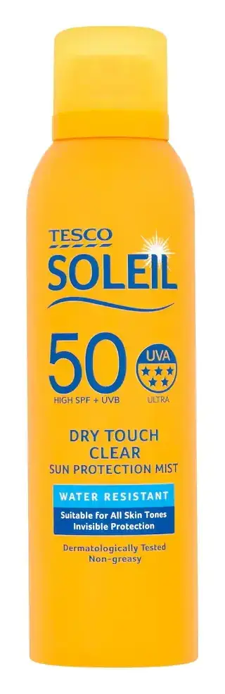 Tesco Soleil Dry Touch Clear Sun Mist SPF 50