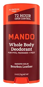 Mando Whole Body Deodorant Stick Bourbon Leather
