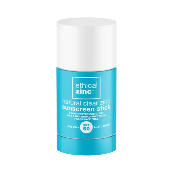 Ethical Zinc Natural Clear Zinc Sunscreen Stick SPF 50