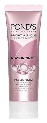 Pond's Bright Miracle Ultimate Clarity Niasorcinol Facial Foam Indonesia