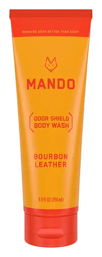 Mando Odor Shield Acidified Body Wash Bourbon Leather