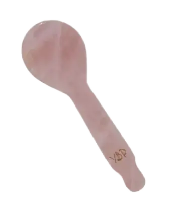 YBP Gua Sha Sculpting Spoon Rose Quartz