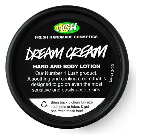 LUSH Dream Cream Self-Preserving Body Lotion