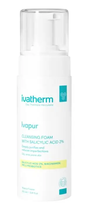 Ivatherm Ivapur Cleansing Foam With Salicylic Acid 2%