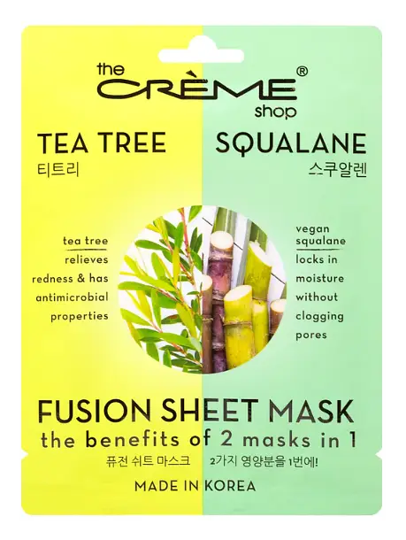 The Creme Shop Fusion Sheet Mask Tea Tree & Squalane