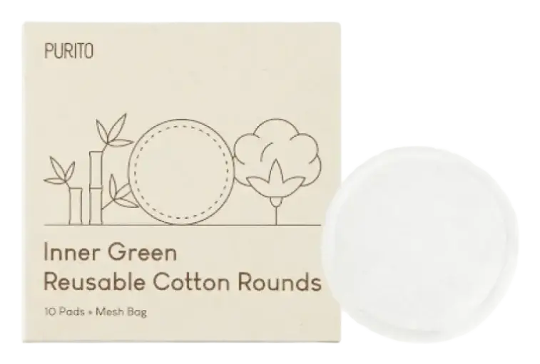 PURITO Inner Green Reusable Cotton Rounds