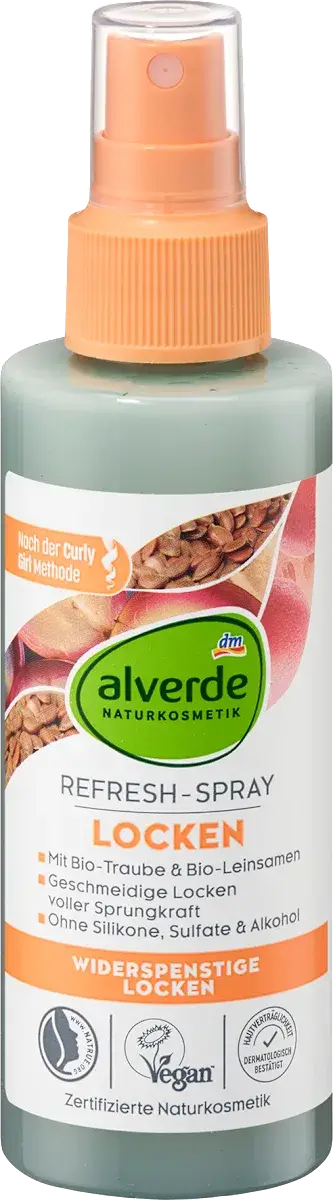 Alverde Naturkosmetik Locken Refresh-Spray