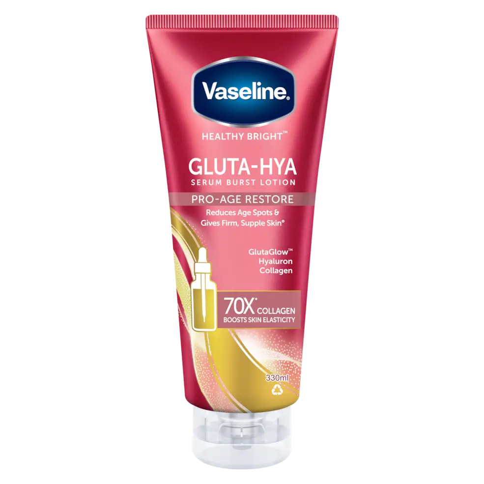 Vaseline Gluta-Hya Serum Burst Lotion Pro-Age Restore Malaysia