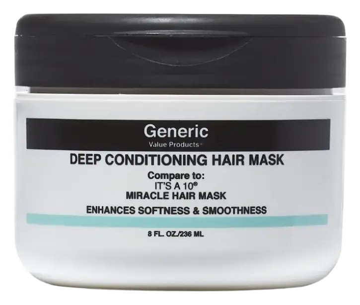 Generic Value Products Deep Conditioning Hair Mask Compare to It’s a 10 Miracle Hair Mask
