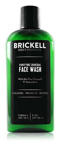 Brickell Men's Products Purifying Charcoal Face Wash Unscented