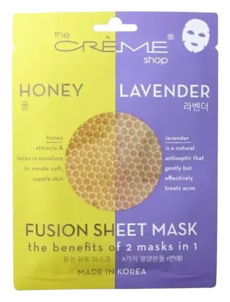 The Creme Shop Fusion Sheet Mask Lavender & Honey