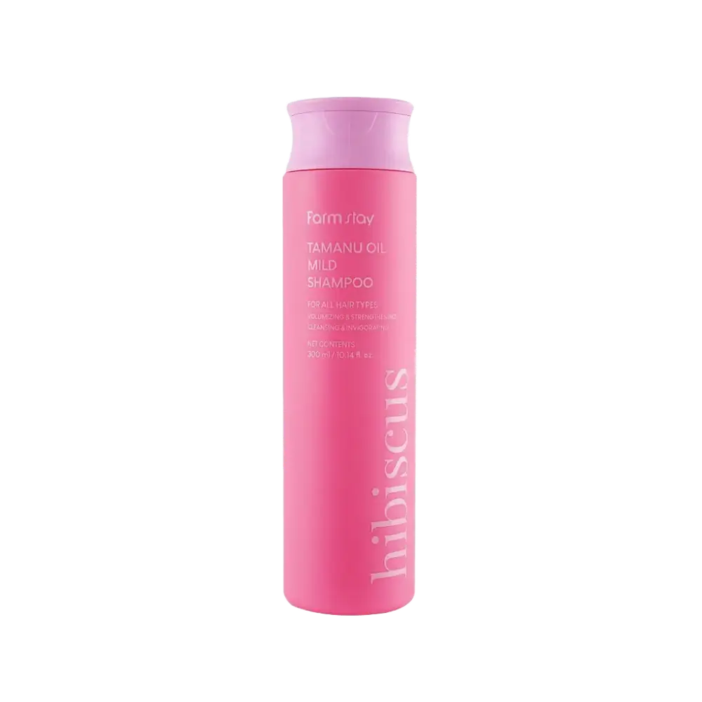 Farm Stay Tamanu Oil Mild Shampoo Hibiscus
