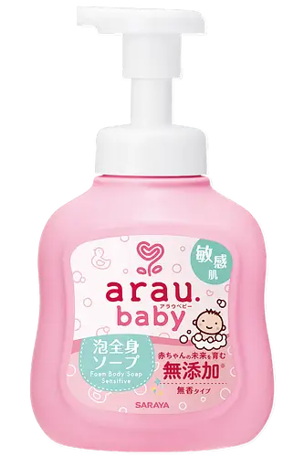 Saraya Arau Baby Foam Body Soap Sensitive