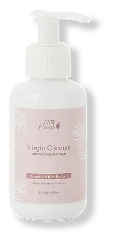 100% Pure Virgin Coconut Moisturizing Milk Foam