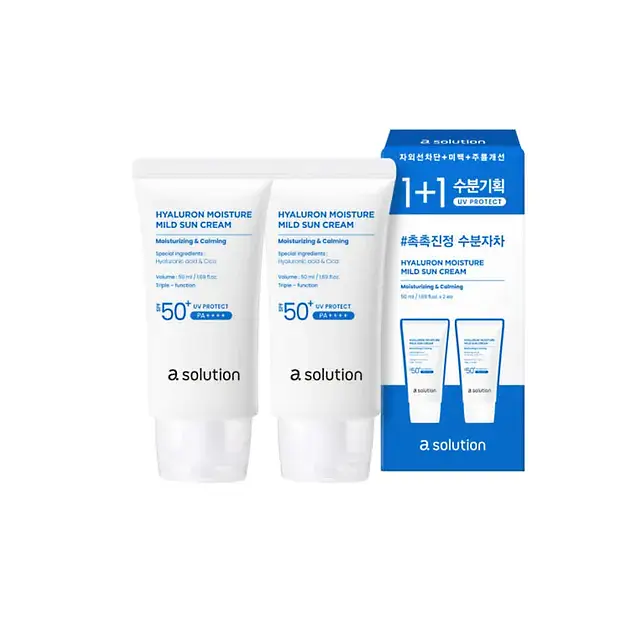 dot solution A. Solution Hyaluron Moisture Mild Sun Cream SPF50+ PA++++