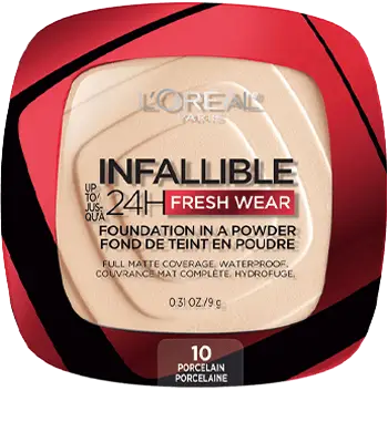 L'Oreal Infallible Fresh 24H Wear Foundation In A Powder 10 Porcelain