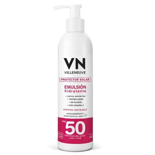 Villeneuve Protector Solar FPS 50 Emulsion Hidratante