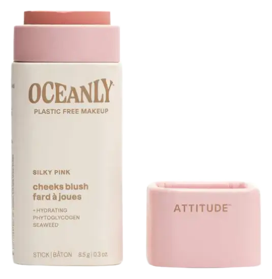 ATTITUDE Oceanly Cream Blush Stick Silky Pink