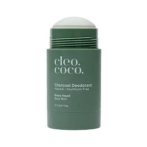 Cleo+Coco Charcoal Deodorant Basil Mint