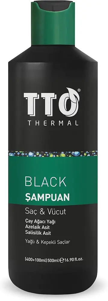 TTO Thermal Black Tea Tree Oil Hair & Body Shampoo