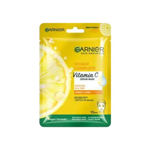 Garnier Bright Complete Vitamin C Serum Mask India