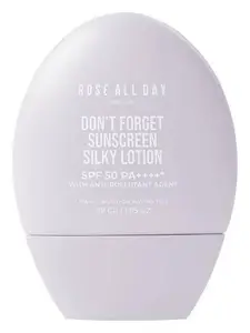 Rose All Day Don't Forget Sunscreen Silky Lotion SPF 50