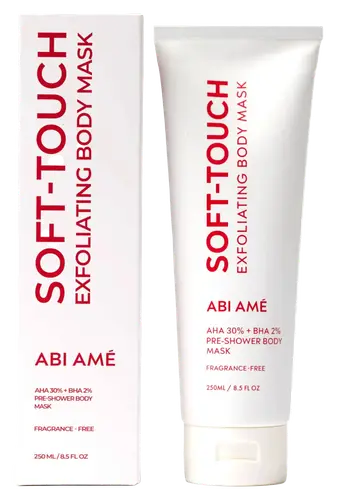 Abi Ame Soft-Touch AHA 30% + BHA 2% Pre-Shower Exfoliating Body Mask