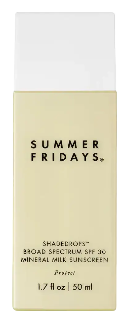 Summer Fridays ShadeDrops Broad Spectrum SPF 30 Mineral Milk Sunscreen