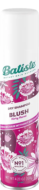 Batiste Dry Shampoo Blush 1.06oz., 4.23oz., 6.35oz., 8.47oz.