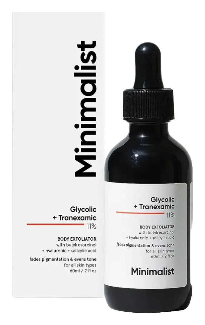 Minimalist Glycolic + Tranexamic 11% Body Exfoliator