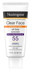 Neutrogena Clear Face Sunscreen Lotion - SPF 55