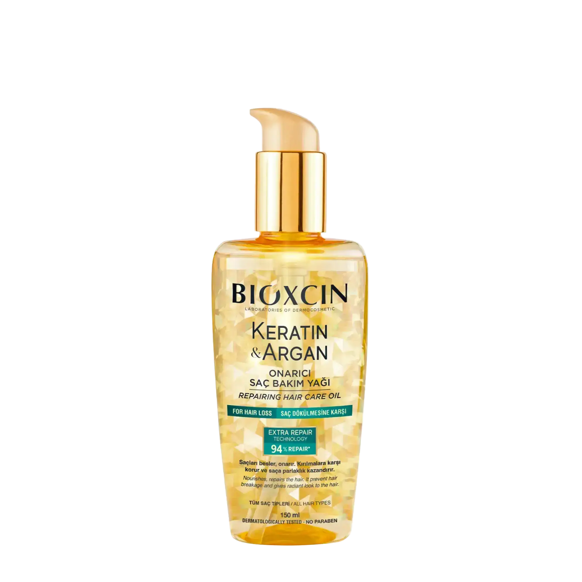 Bioxcin Keratin & Argan Repairing Hair Care Oil