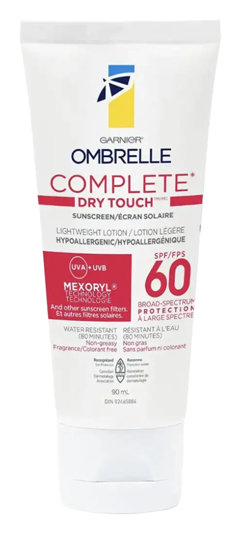 Garnier Ombrelle Complete Dry Touch Sunscreen Lotion for Sensitive Skin SPF 60