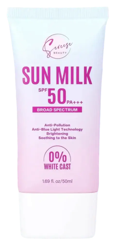 Sereese Beauty Sun Milk SPF 50 PA+++ 0% White Cast