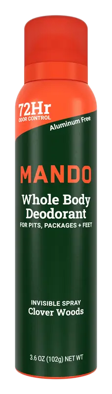 Mando Invisible Spray Deodorant Clover Woods