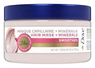 Dove Mineral Hair Mask Smoothes + Pink Clay