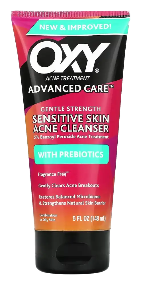 Oxy Sensitive Skin Acne Cleanser 5% Benzoyl Peroxide