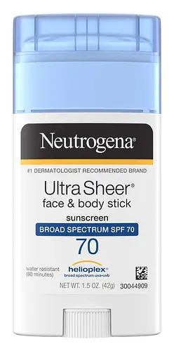 Neutrogena UltraSheer Face & Body Stick Sunscreen SPF 70
