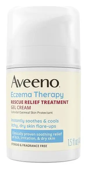 Aveeno Eczema Therapy Rescue Relief Treatment Gel Cream